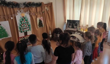 Adventi kiállítás a MIÓVI Bársony János Úti Tagóvodájában