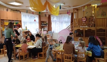 Húsvéti játszóház a MIÓVI Várhegy Úti Tagóvodájában címmel.