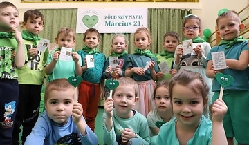 Minap - AZ AVASI ÓVODÁBAN HIVATALOSAN IS ZÖLDSZÍVESEK LETTEK A NAGYCSOPORTOSOK
