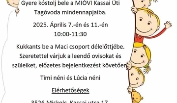 Ovikóstoló MIÓVI Kassai Úti Tagóvodájában