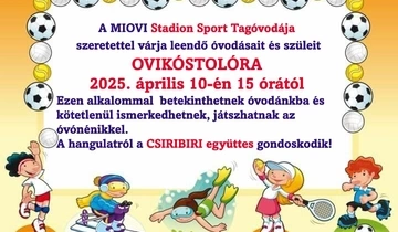 Ovikóstoló - MIÓVI Stadion Sport Tagóvodája