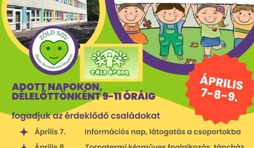 Óvodába kukucskáló nyílt napok a MIÓVI Leszih Andor úti tagóvodájában!