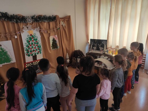 Adventi kiállítás a MIÓVI Bársony János Úti Tagóvodájában