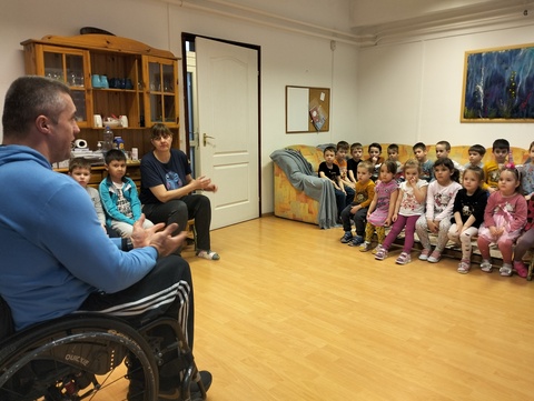 Érzékenyítő foglalkozás a MIÓVI Bársony János Úti Tagóvodájában